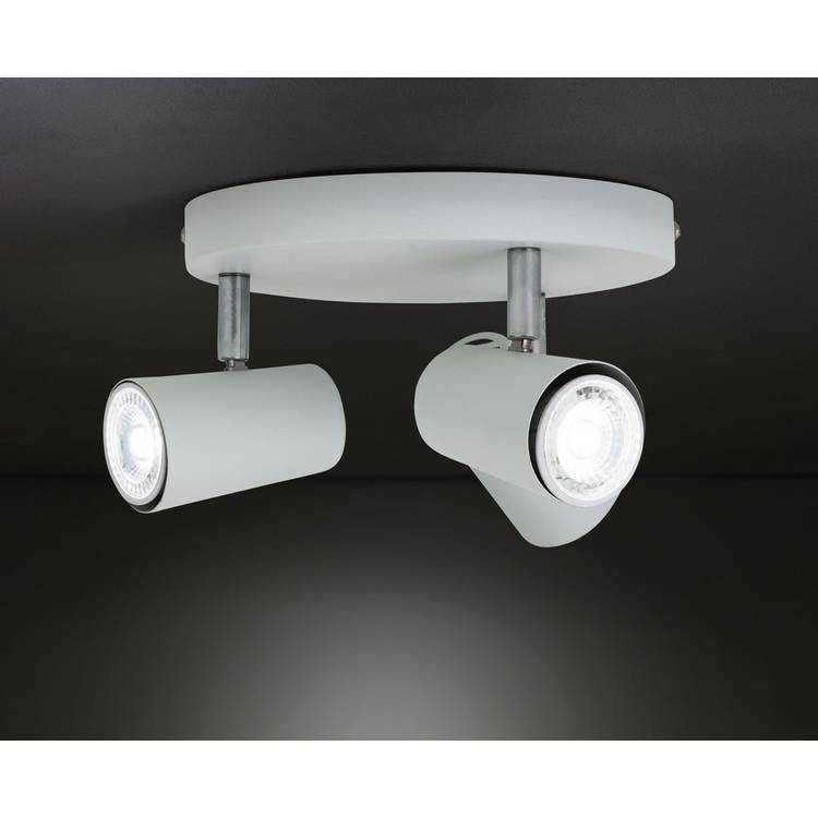 Argos Home 3 light spotlight plate matt white 22cm - British product