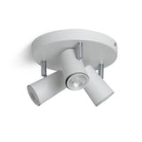 Argos Home 3 light spotlight plate matt white 22cm - British product