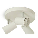 Argos Home 3 light spotlight plate matt white 22cm - British product