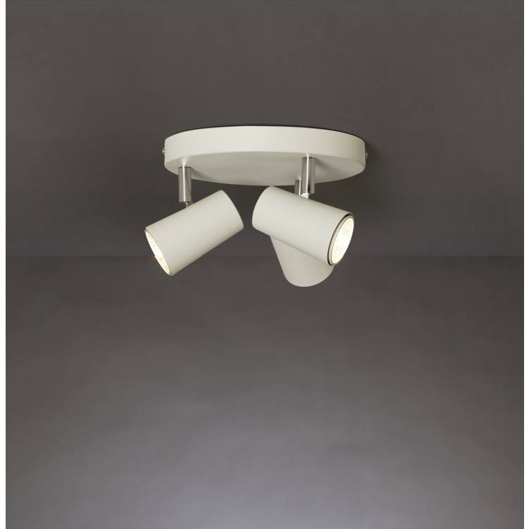 Argos Home 3 light spotlight plate matt white 22cm - British product