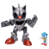 JAKKS Pacific Mecha Sonic action figure 25cm with small Sonic figure, imported from the UK