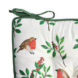 Argos Home cream robin seat cushion pair 40x40cm, imported from the UK