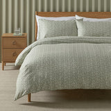 Argos Home soft green floral bedding set single, imported from the UK