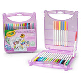 Crayola Pastel Colour Create Case Supertip markers paper (British brand)
