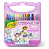 Crayola Pastel Colour Create Case Supertip markers paper (British brand)