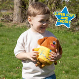 Hey Duggee talking plush toy with musical badge - British product