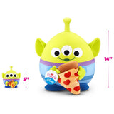 Snackles Disney Alien with pizza soft toy 14 inch, imported from the UK