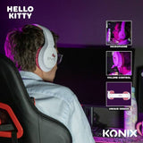 Konix Hello Kitty wired gaming headset white pink (British brand)