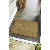 Argos Howler & Scratch Meow Beige Doormat 50x75cm- Buy online at McGrocer