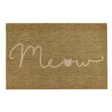 Howler & Scratch Meow beige doormat 50x75cm, UK version