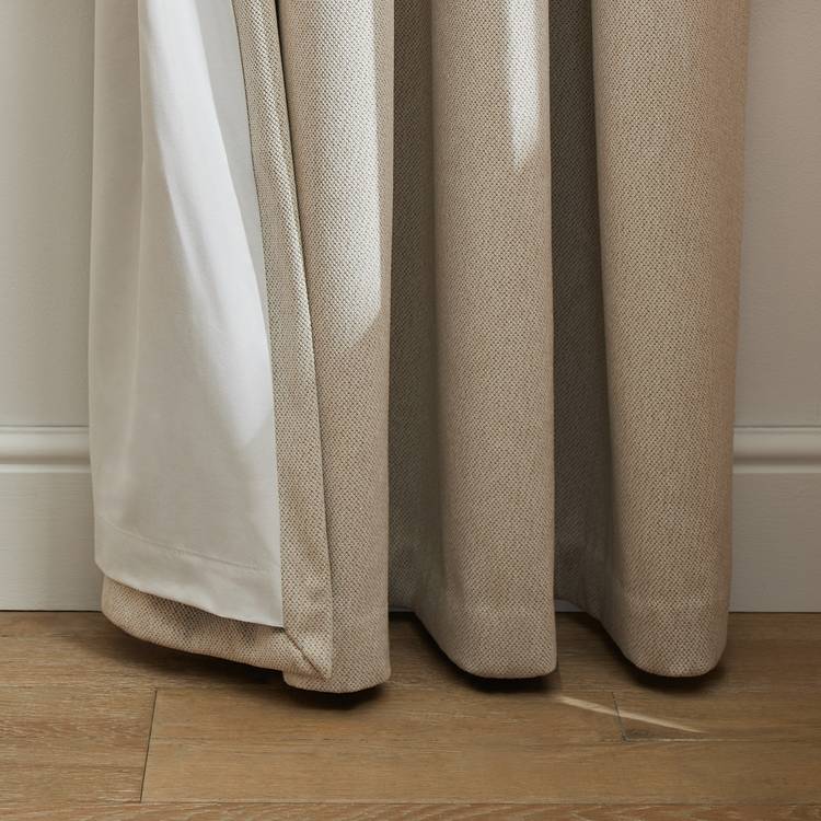 Habitat blackout curtains textured eyelet 117x137cm - British product