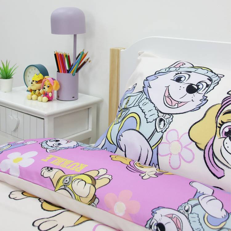Paw Patrol single kids bedding set, UK version