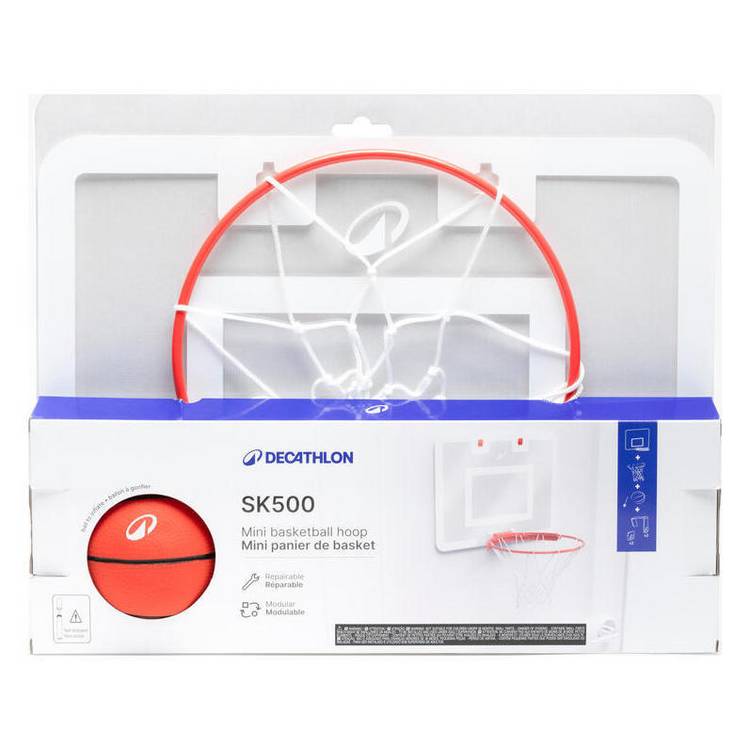 Decathlon SK500 mini basketball hoop with ball (British brand)