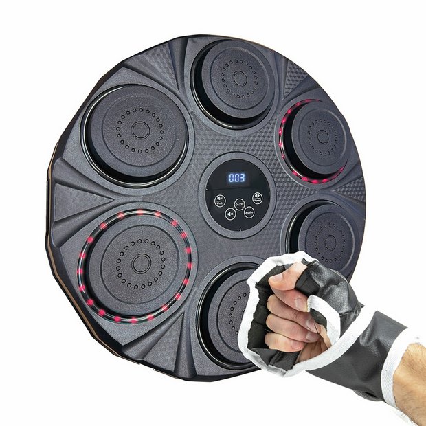 Menkind Light Up Musical Boxing Pad with gloves (British brand)