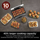 Ninja Sizzle Pro XL Health Grill with grill and flat plates (British brand)