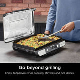 Ninja Sizzle Pro XL Health Grill with grill and flat plates (British brand)