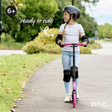 Zinc Trace big wheel folding scooter pink, UK version
