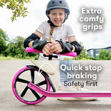 Zinc Trace big wheel folding scooter pink, UK version