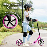Zinc Trace big wheel folding scooter pink, UK version
