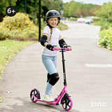 Zinc Trace big wheel folding scooter pink, UK version