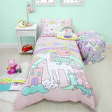 Peppa Pig toddler bedding set pink reversible (British brand)