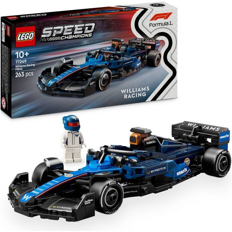LEGO Williams Racing FW46 F1 race car building set, UK version