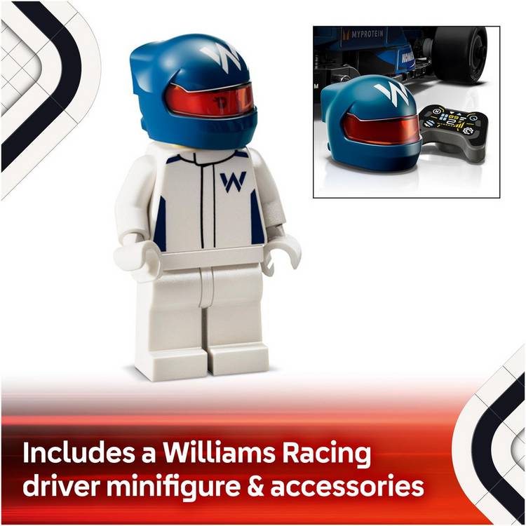 LEGO Williams Racing FW46 F1 race car building set, UK version