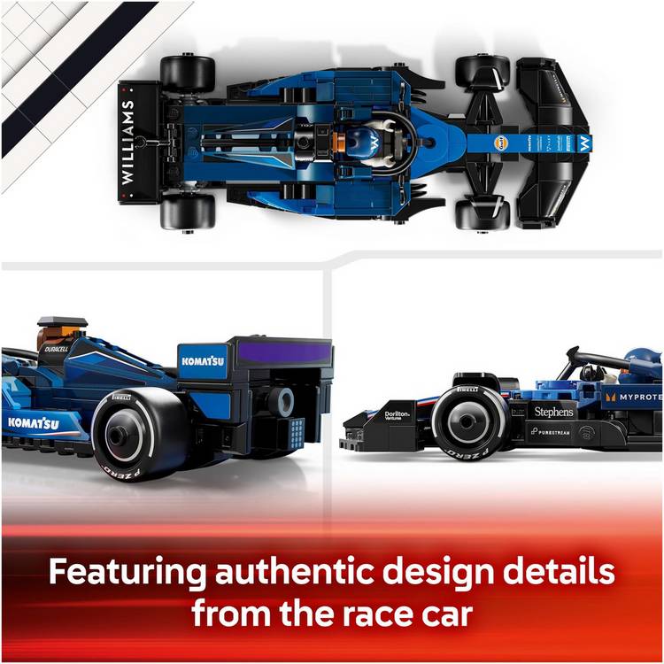 LEGO Williams Racing FW46 F1 race car building set, UK version