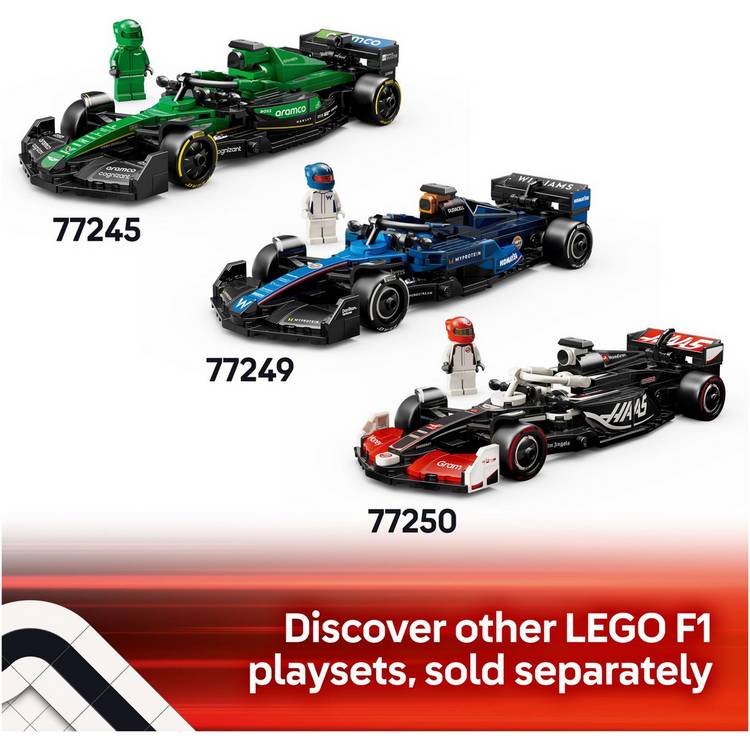 LEGO Williams Racing FW46 F1 race car building set, UK version