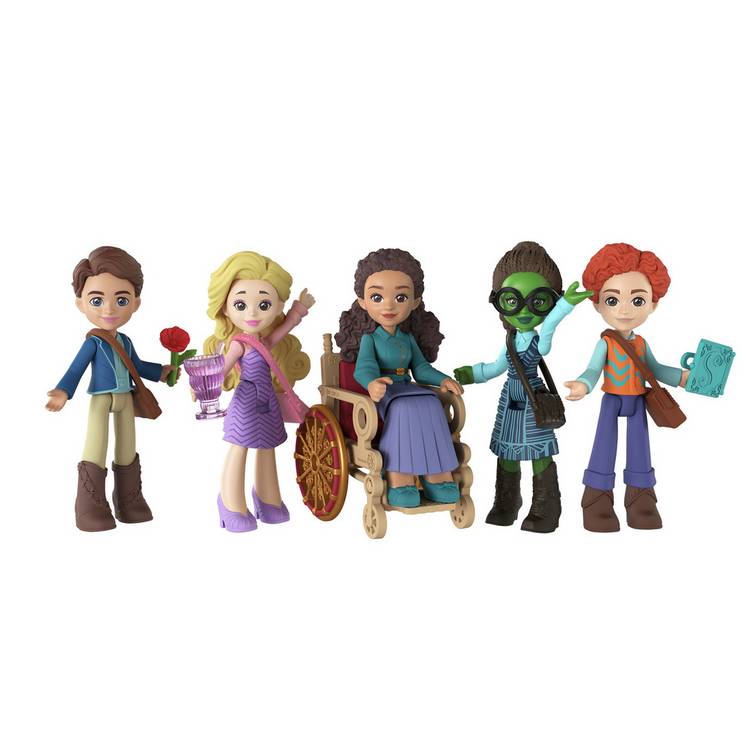 Mattel Wicked doll set 5 small dolls 2.75 inches - British product