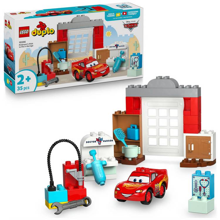 LEGO DUPLO Disney Cars McQueen's Garage set 35 pieces (British brand)