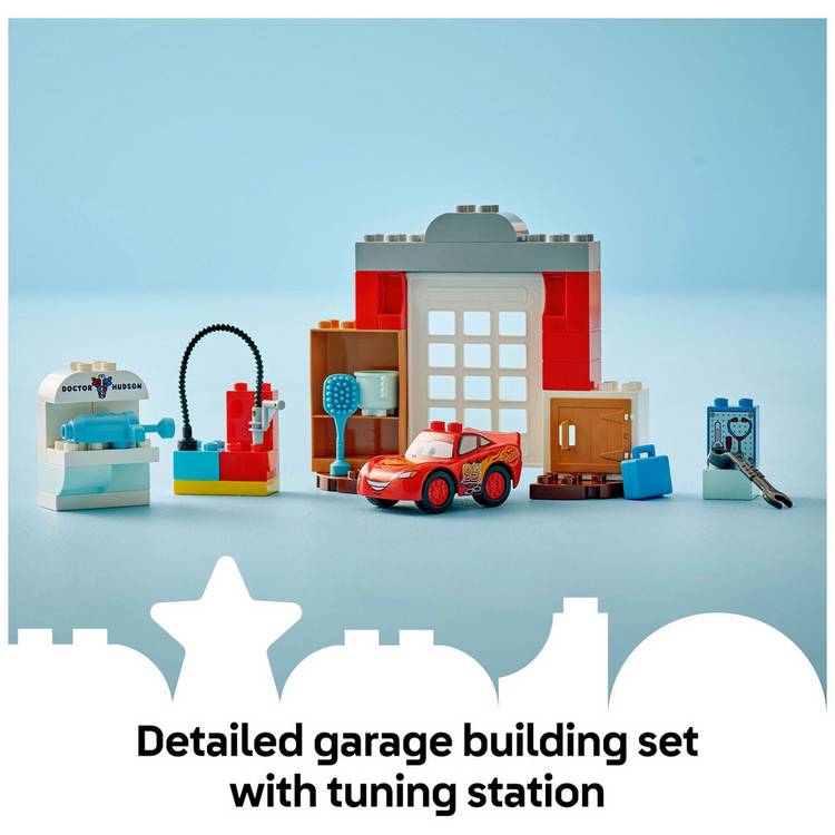 LEGO DUPLO Disney Cars McQueen's Garage set 35 pieces (British brand)