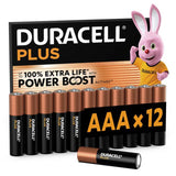 Argos Duracell Plus Powerboost AAA Batteries Pack of 12- Buy online at McGrocer