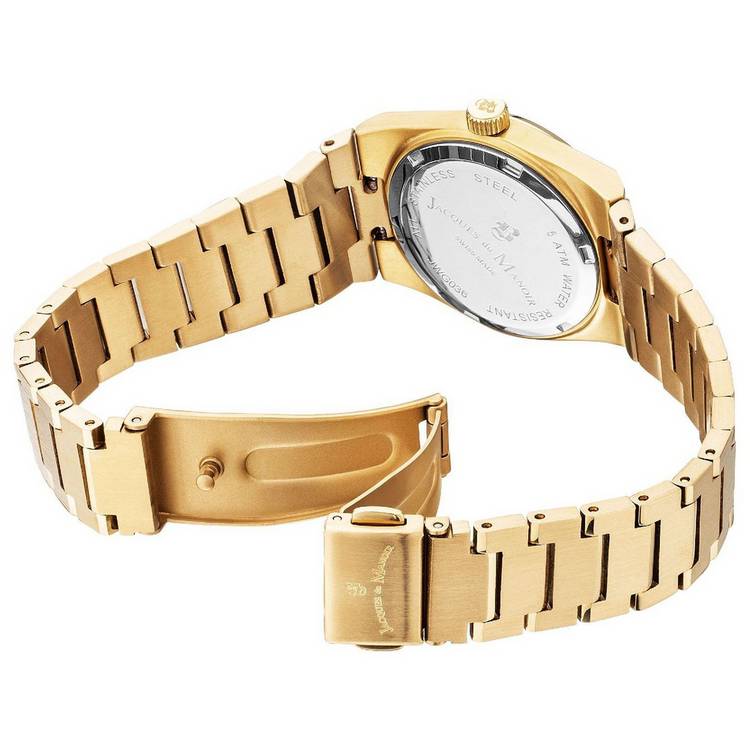 Jacques du Manoir Horizon gold bracelet watch (British brand)