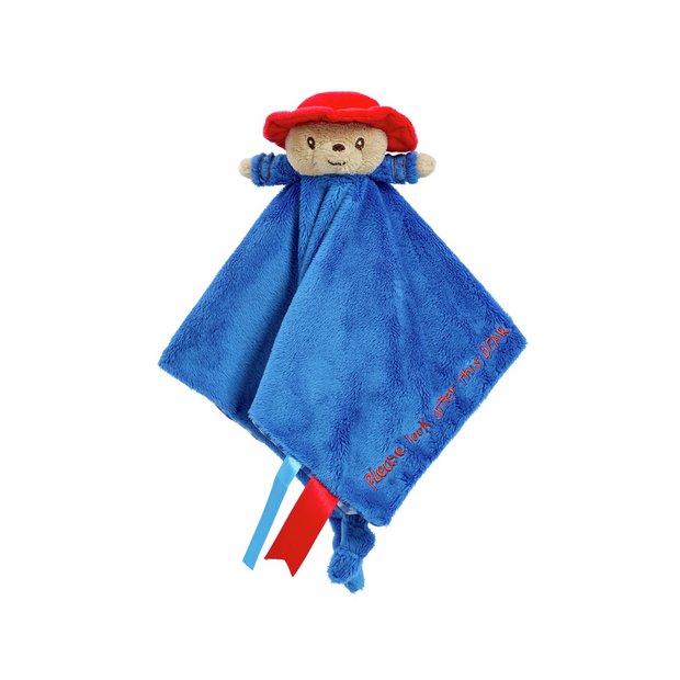 Paddington comforter bear soft toy, imported from the UK