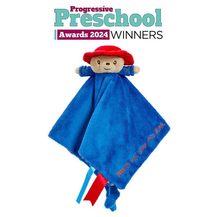 Paddington comforter bear soft toy, imported from the UK
