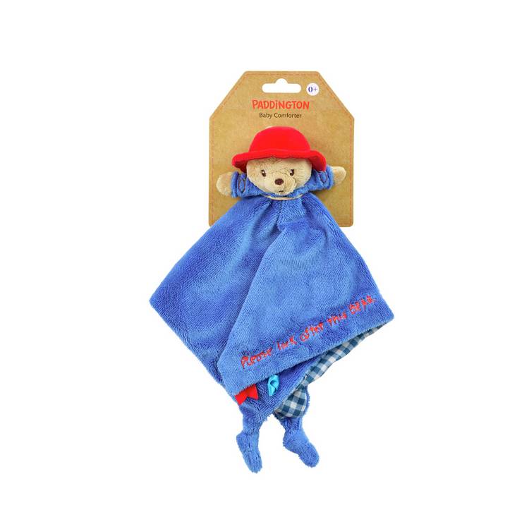 Paddington comforter bear soft toy, imported from the UK