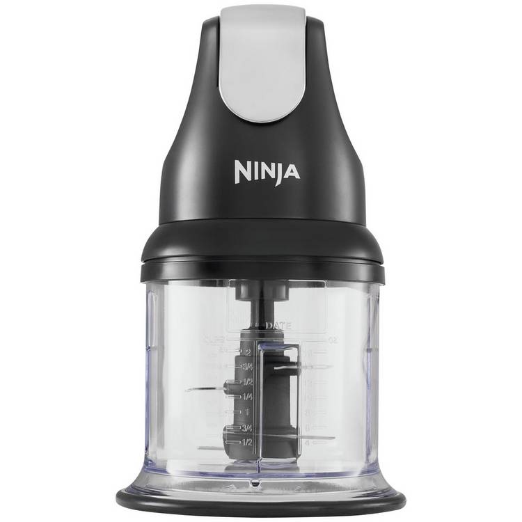 Ninja Express Chopper 200W in black and grey - British product