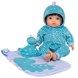 Argos Tiny Treasures Sleepy Dino Baby Doll Set 44cm- Buy online at McGrocer