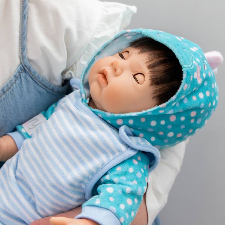 Tiny Treasures Sleepy Dino baby doll 44cm - British product