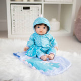 Tiny Treasures Sleepy Dino baby doll 44cm - British product