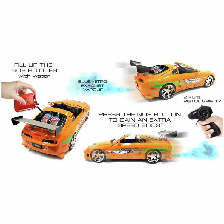 Fast & Furious Toyota Supra RC car 1:24 scale - British product