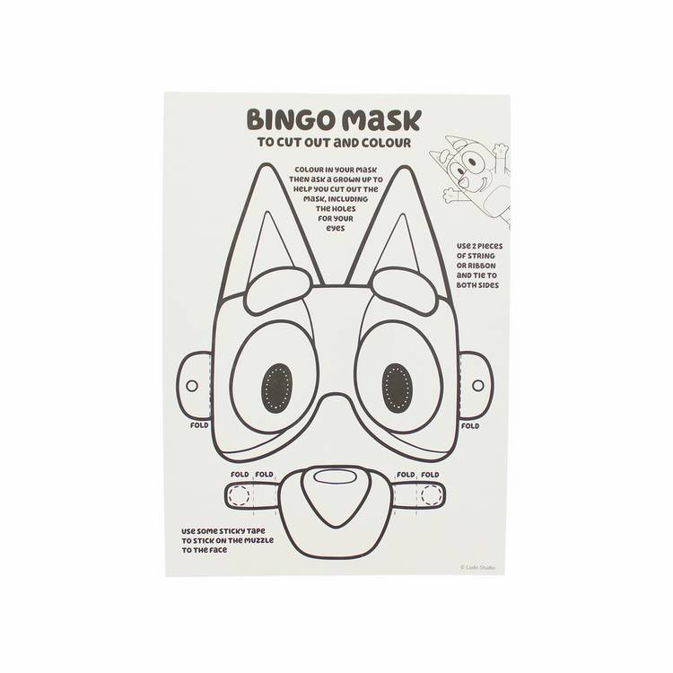 Bluey Activity Set with colouring and puzzles, UK version