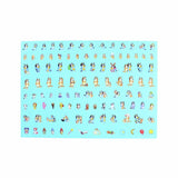 Bluey reward chart sticker sheets - British product