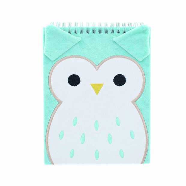 Squishmallows plush wire bound notebook Winston, imported from the UK