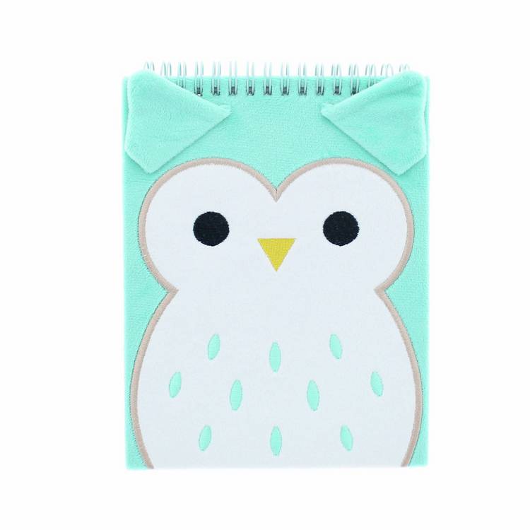 Squishmallows plush wire bound notebook Winston, imported from the UK