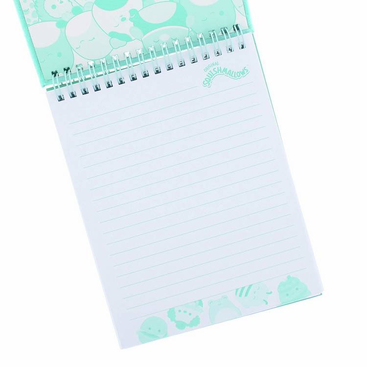 Squishmallows plush wire bound notebook Winston, imported from the UK