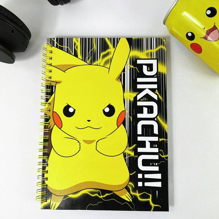 Pokémon Pikachu hardback A5 wire notebook, UK version