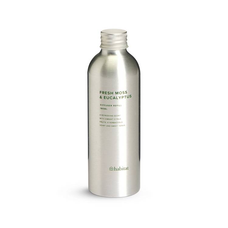 Habitat diffuser refill Fresh Moss Eucalyptus 180ml, UK version