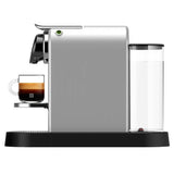 Nespresso coffee pod machine silver, imported from the UK